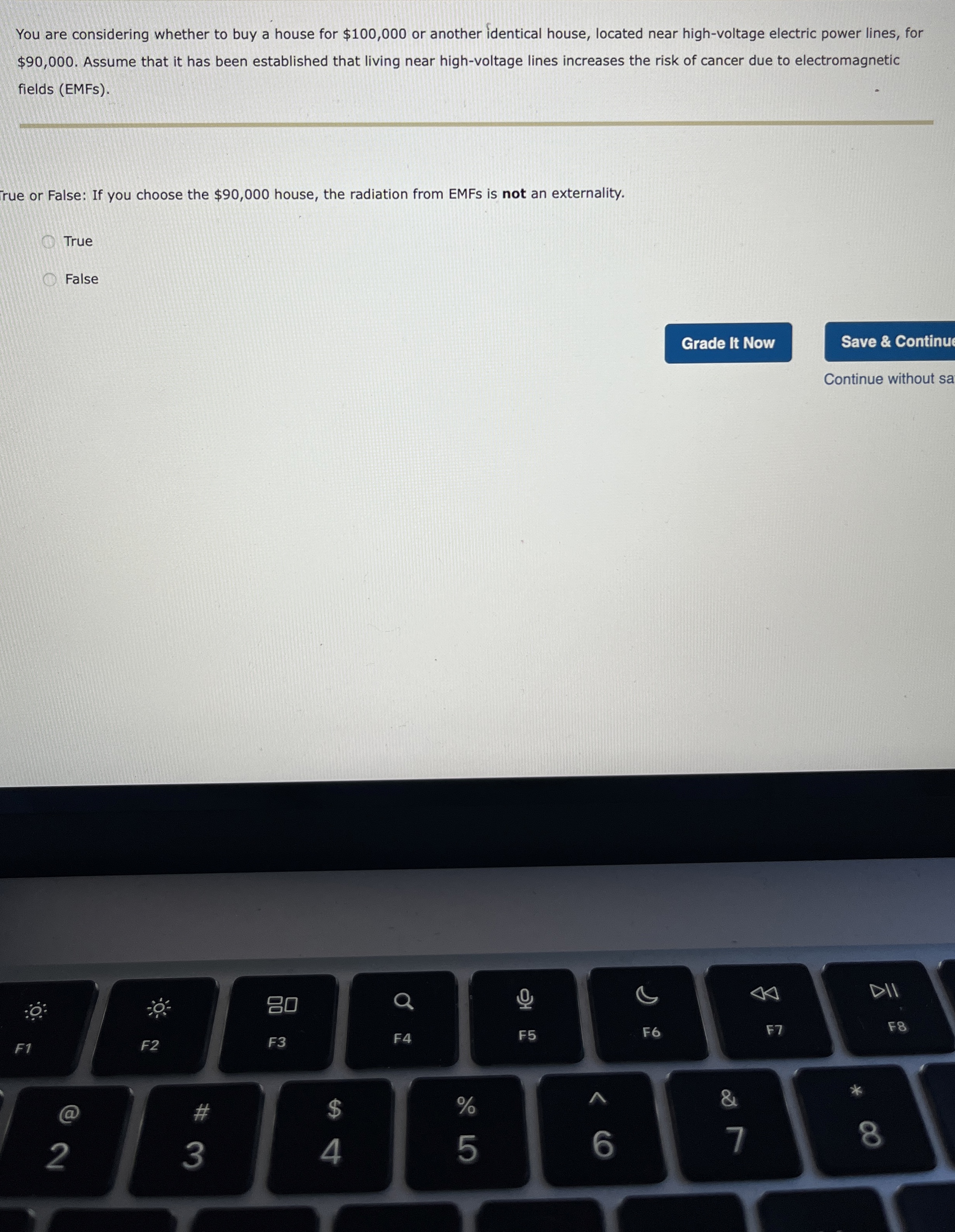 You are considering whether to buy a house for $