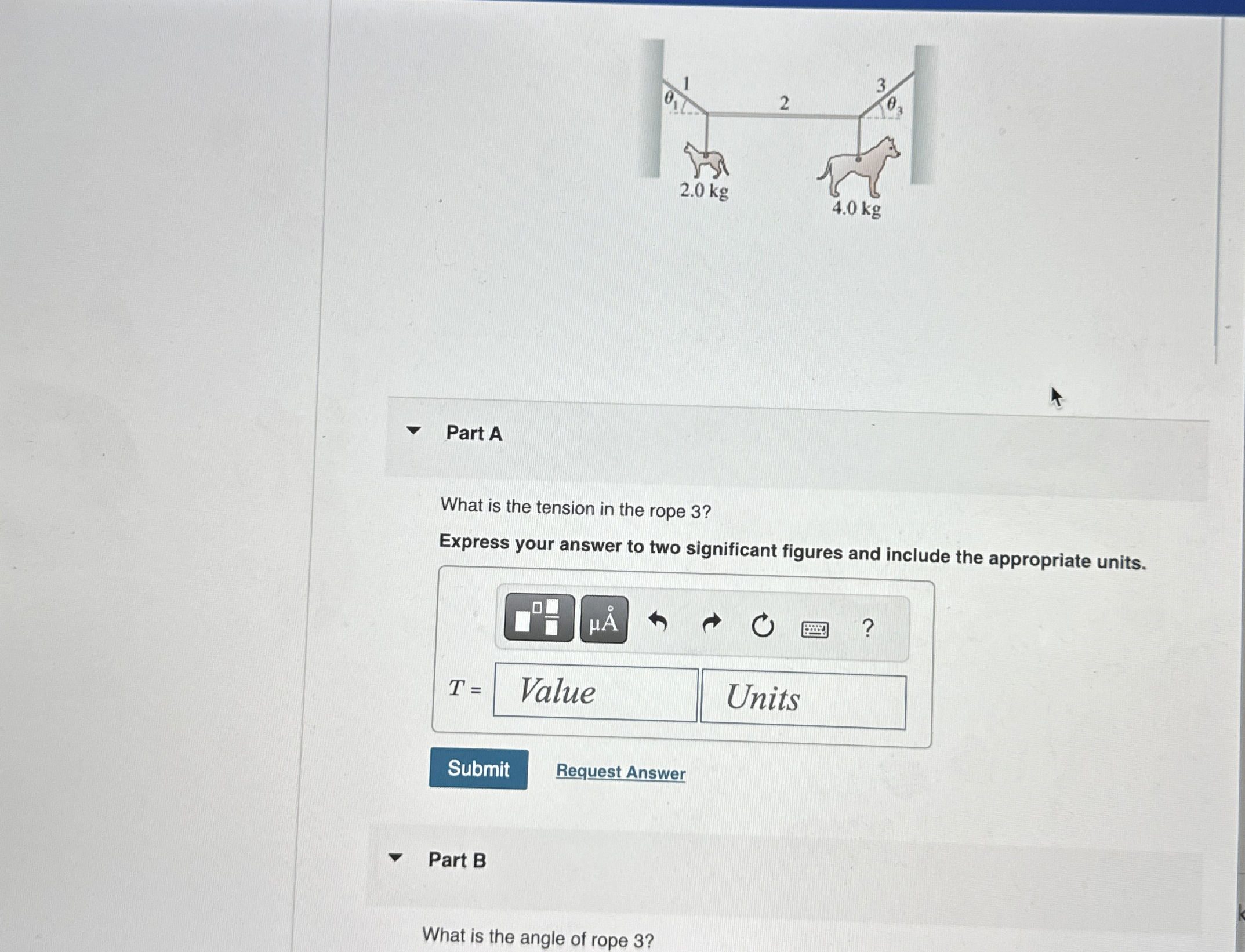 The forces in ( Figure 1 ) act on a 1 . 9 kg