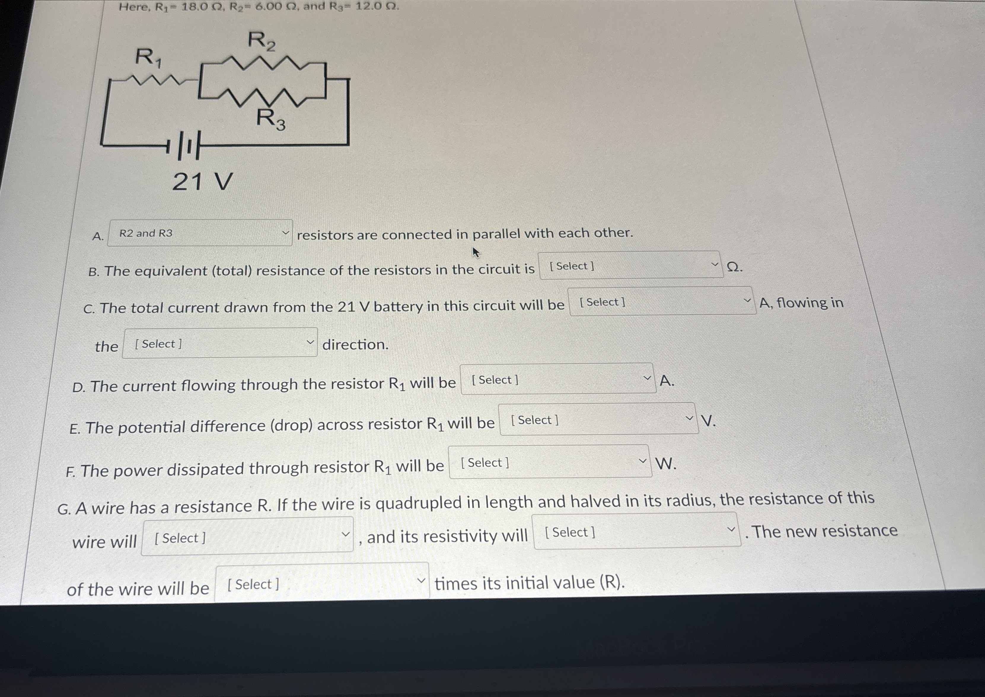 Here, R 1 = 1 8 . 0 , R 2 = 6 . 0 0 , and R 3 = 1