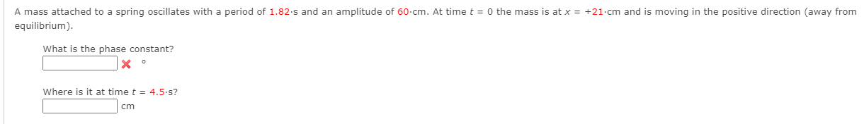 A mass attached to a spring oscillates with a