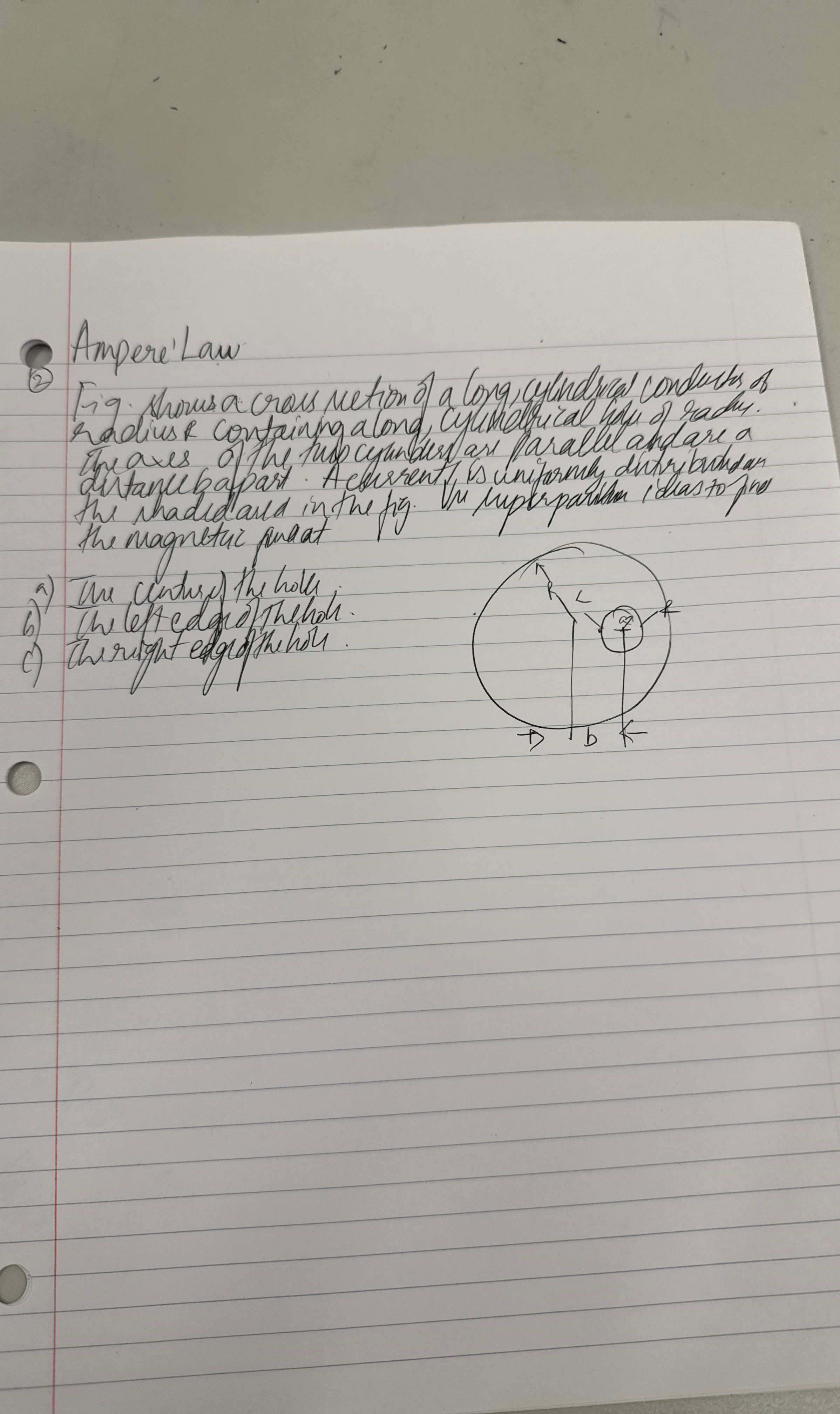 Ampere' Law ( 2 ) The aves at the rupcymburs as