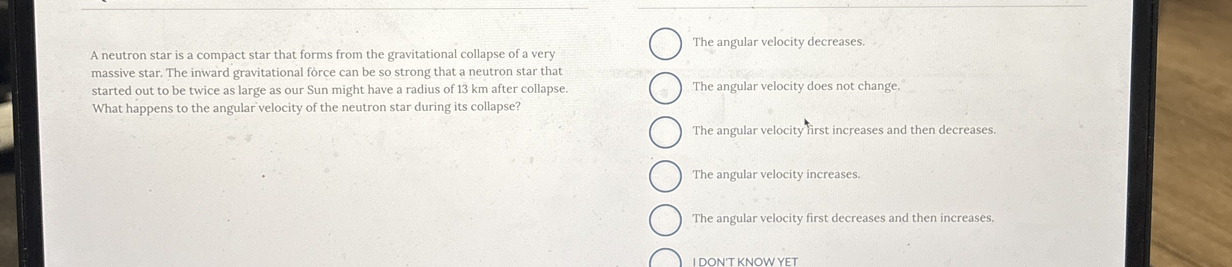 A neutron star is a compact star that forms from