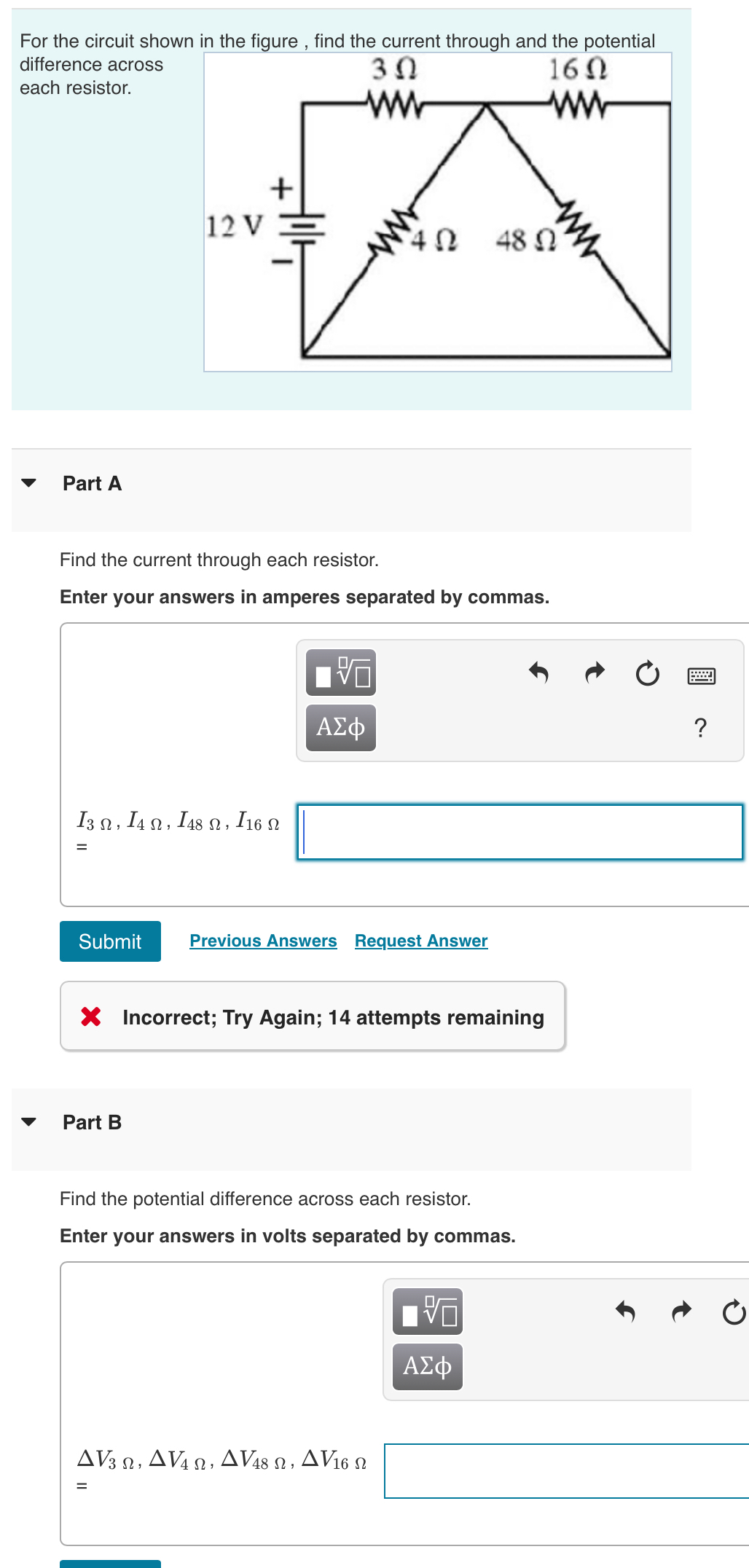 For the circuit shown in the finure find the