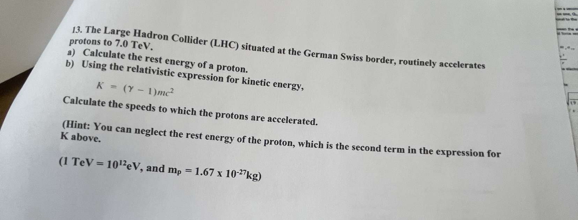 The Large Hadron Collider ( LHC ) situated at the