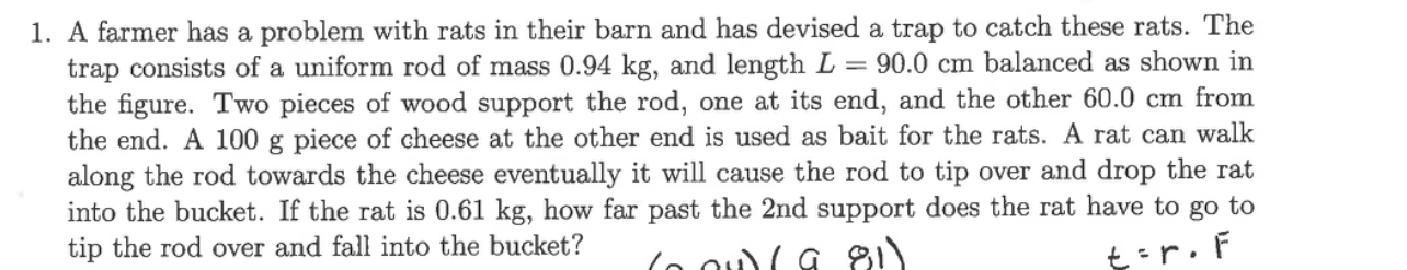 A farmer has a problem with rats in their barn