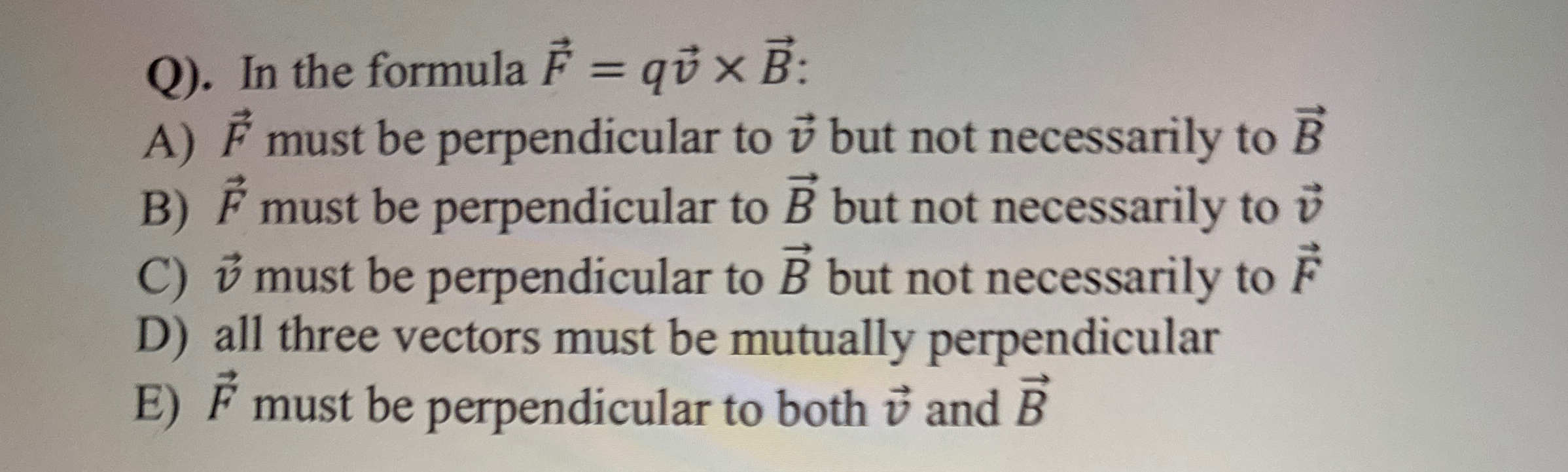 Q ) . In the formula vec ( F ) = qvec ( v ) vec (
