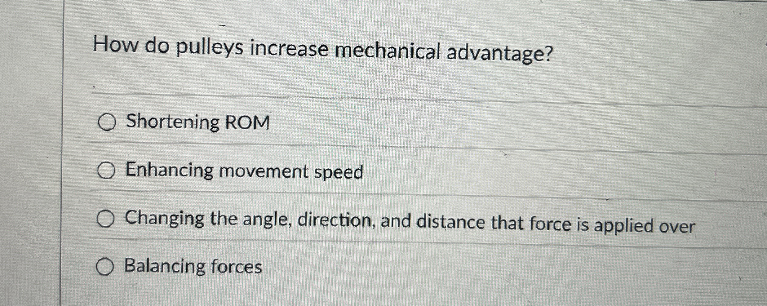 How do pulleys increase mechanical advantage?