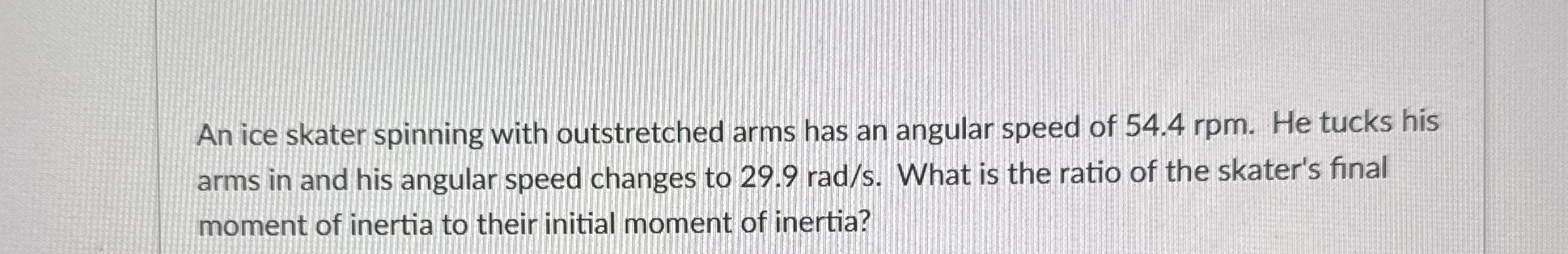 An ice skater spinning with outstretched arms has