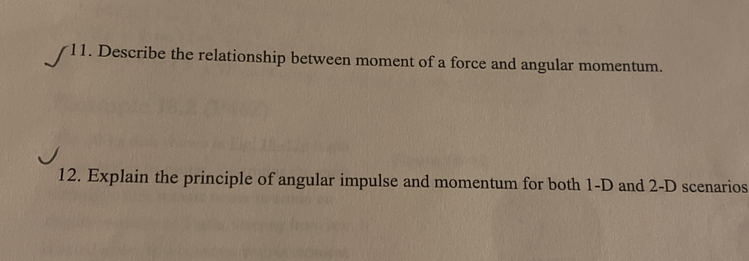 Describe the relationship between moment of a