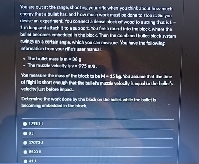 You are out at the range, shooting your rifle