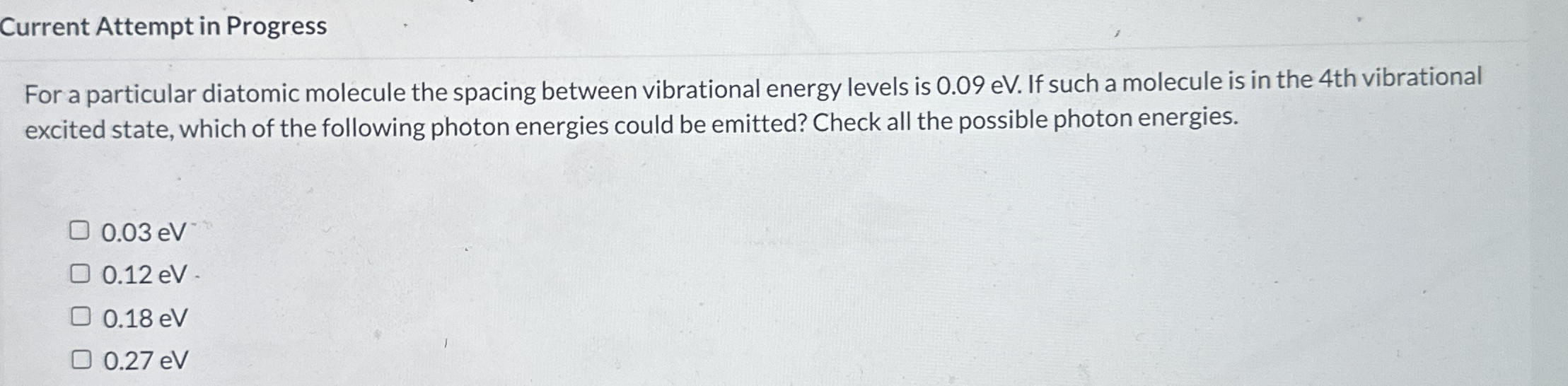 Current Attempt in Progress For a particular