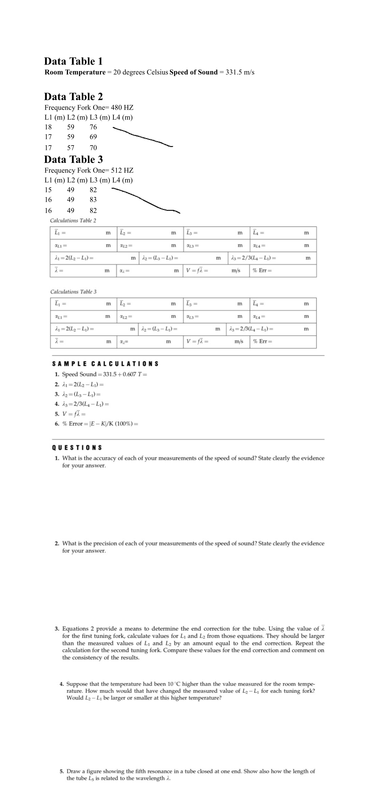 I recently completed the Speed of Sound Resonance