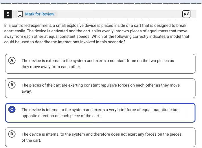 5 Mark for Review In a controlled experiment, a
