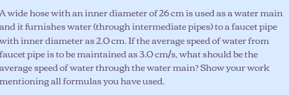 What is the nearest flow rate in m 3 / s of a