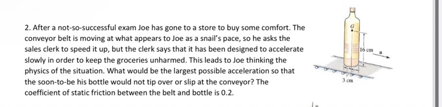 After a not - so - successful exam Joe has gone