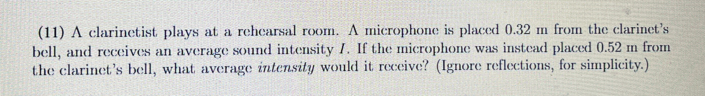 ( 1 1 ) clarinetist plays at a rehearsal room.