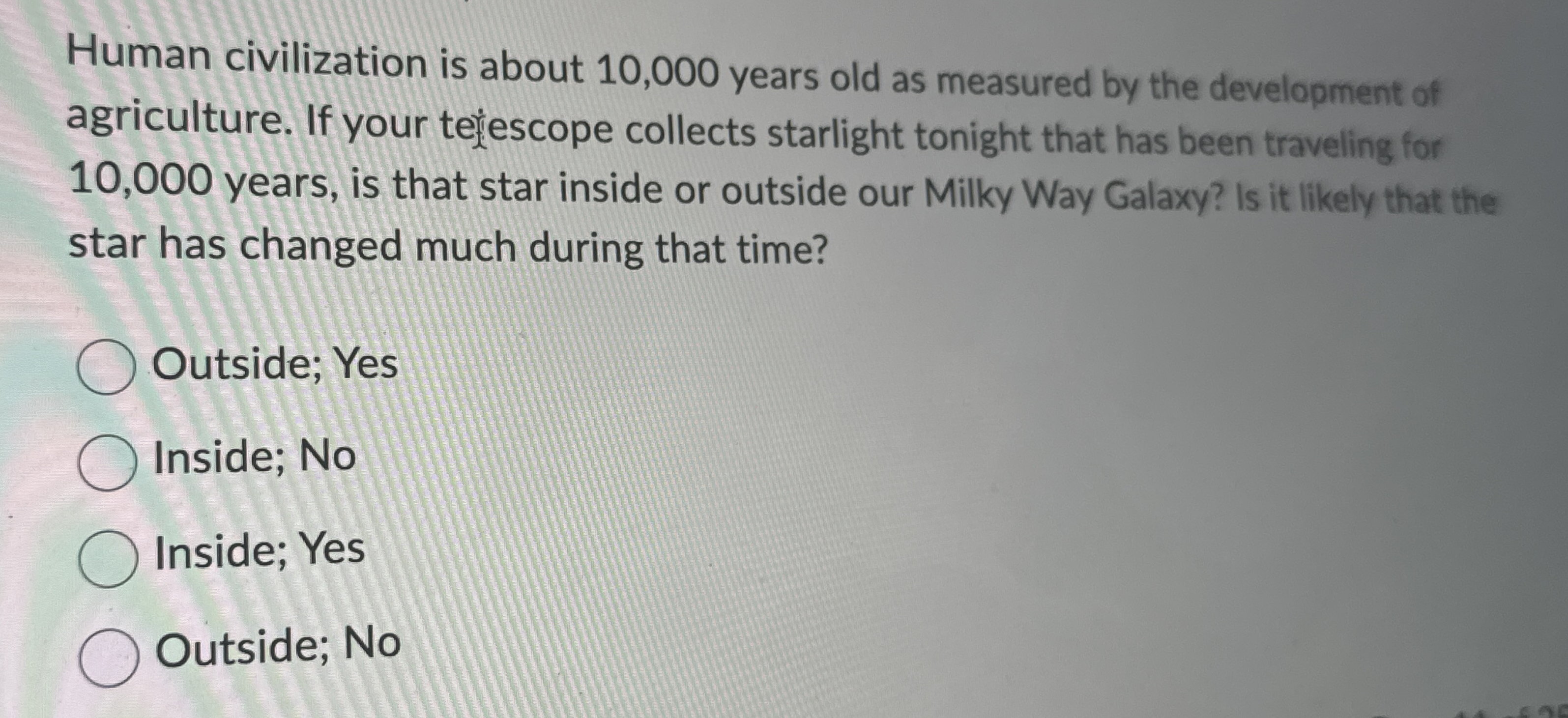 Human civilization is about 1 0 , 0 0 0 years old