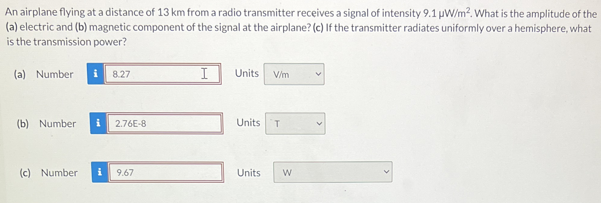 An airplane flying at a distance of 1 3 km from a
