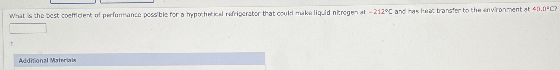 What is the best coefficient of performance