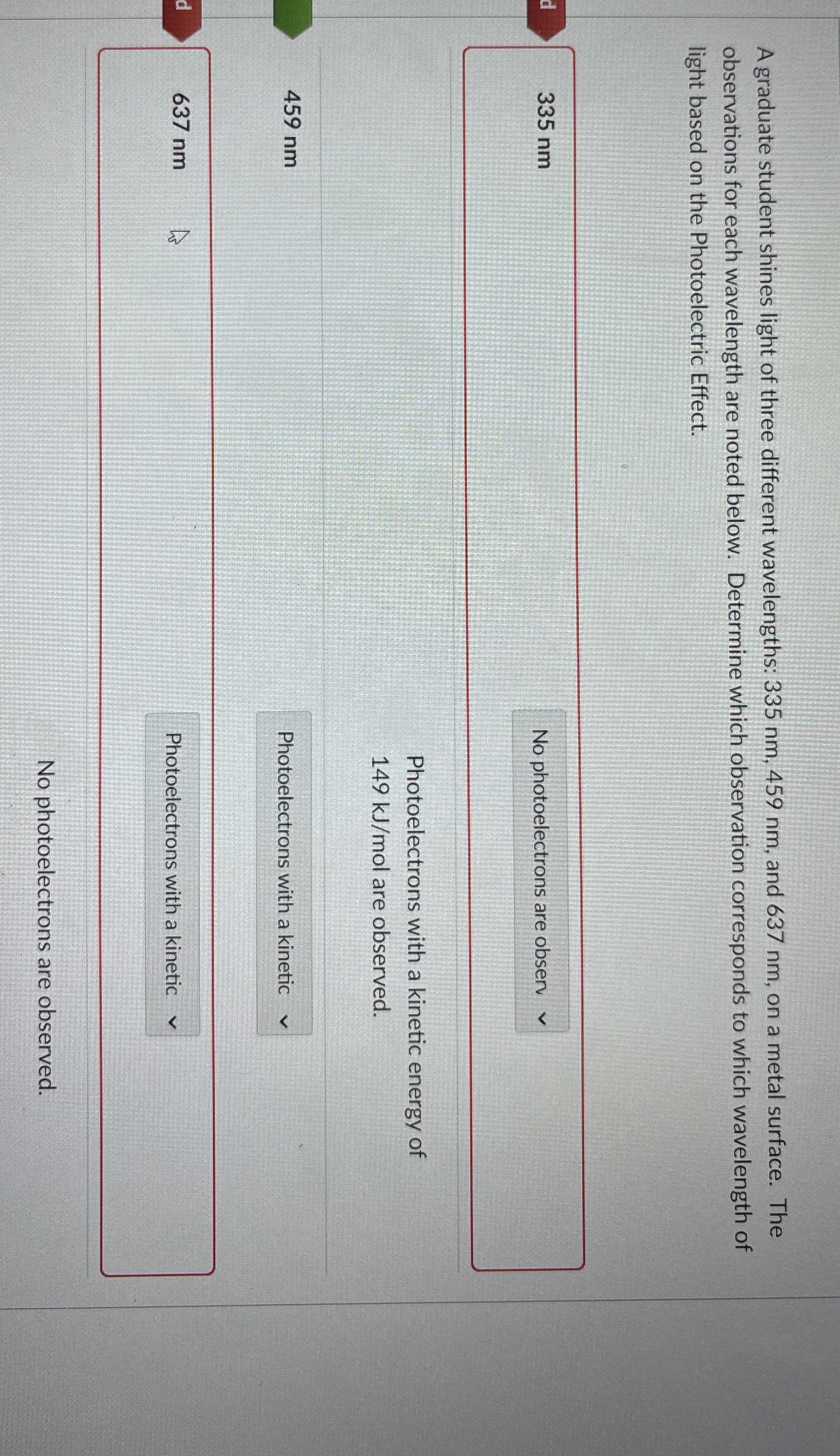 A graduate student shines light of three