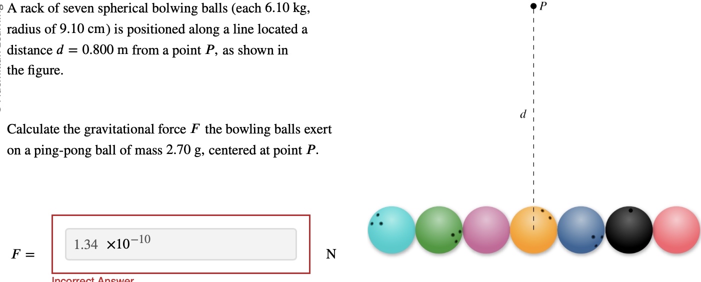 A rack of seven spherical bolwing balls ( each 6