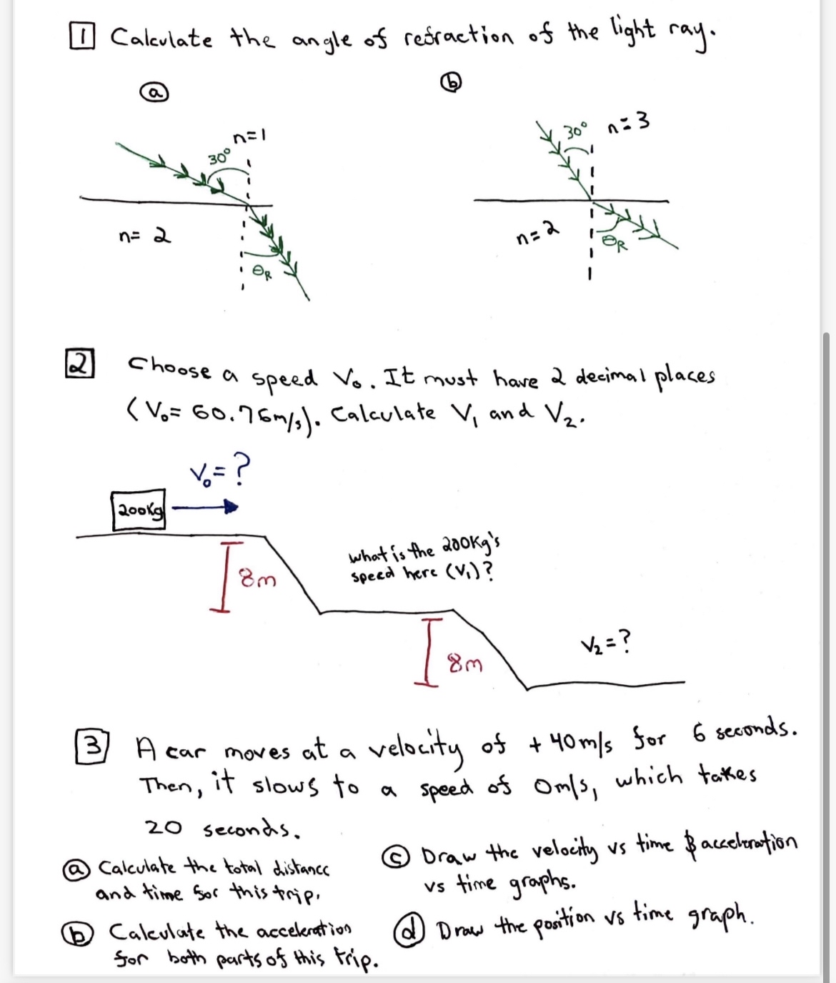 ( REFER TO THE PHOTO 1 ) Calculate the angle of