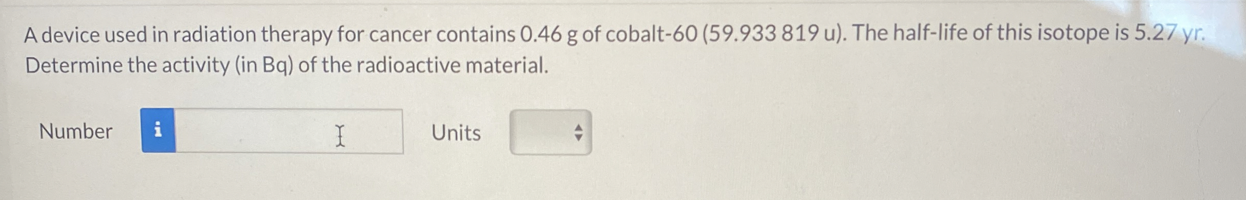 A device used in radiation therapy for cancer