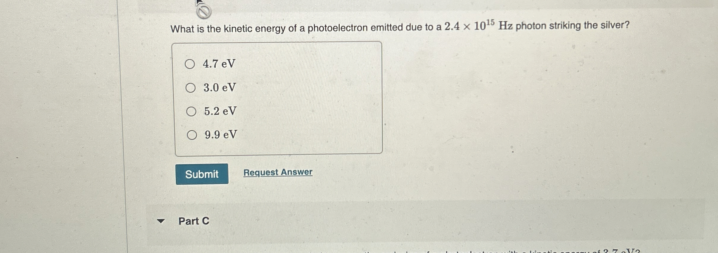 What is the kinetic energy of a photoelectron