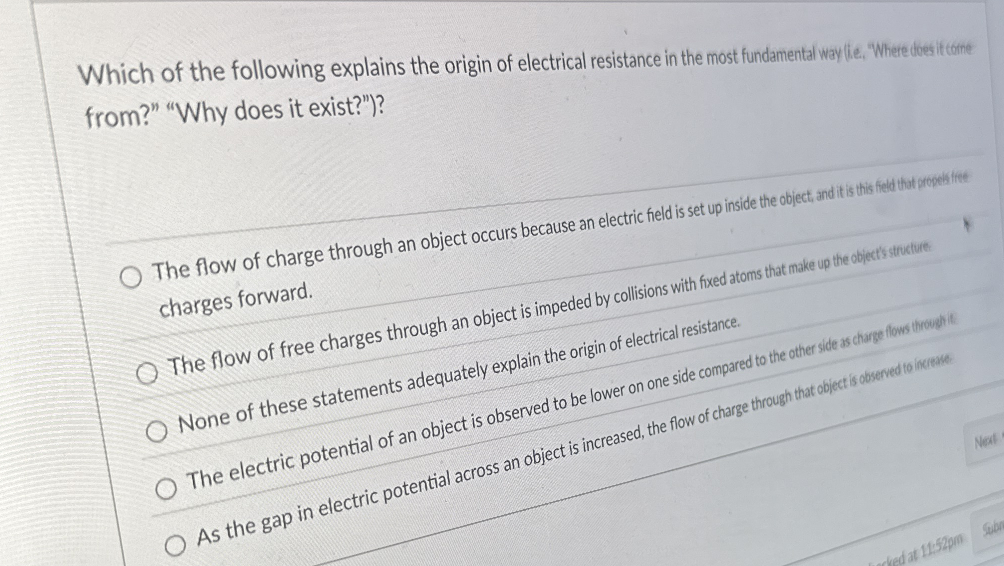 Which of the following explains the origin of