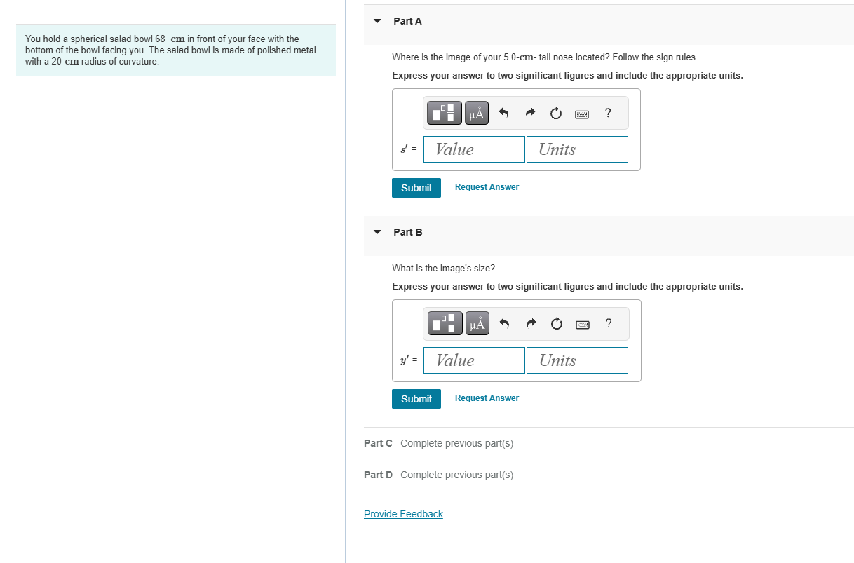 You hold a spherical salad bowl 6 8 cm in front