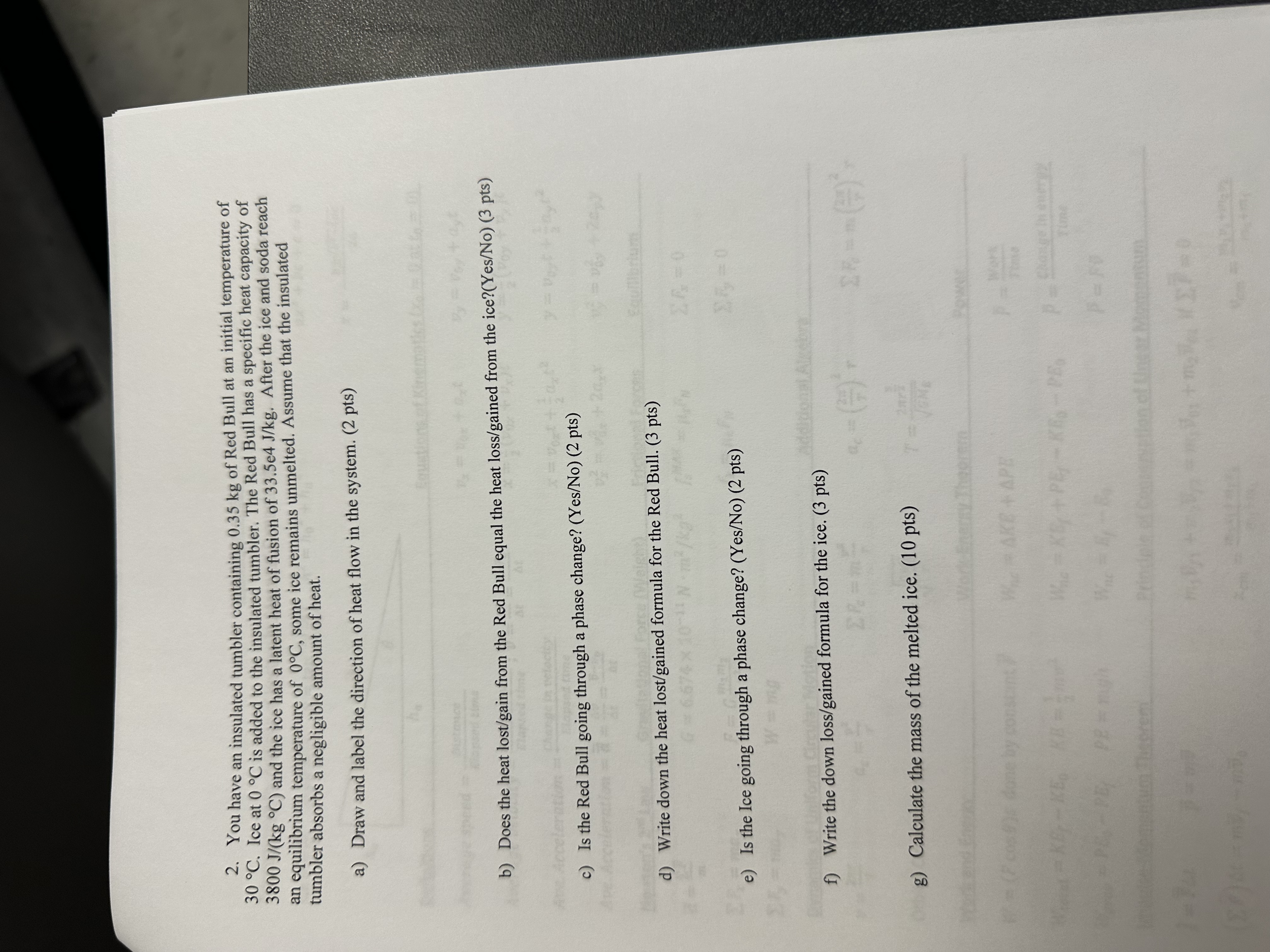 You have an insulated tumbler containing 0 . 3 5