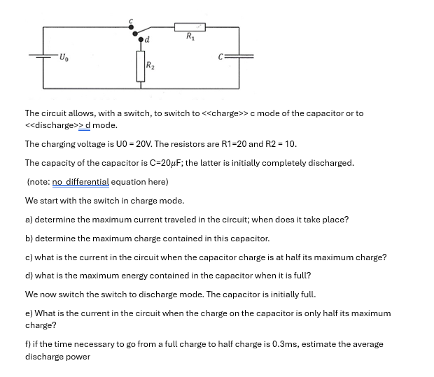 Advanced Physics - capacitor Please kindly show