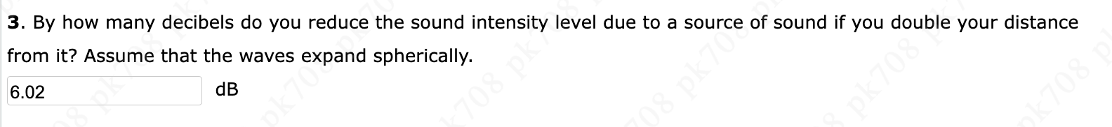 3 . By how many decibels do you reduce the sound