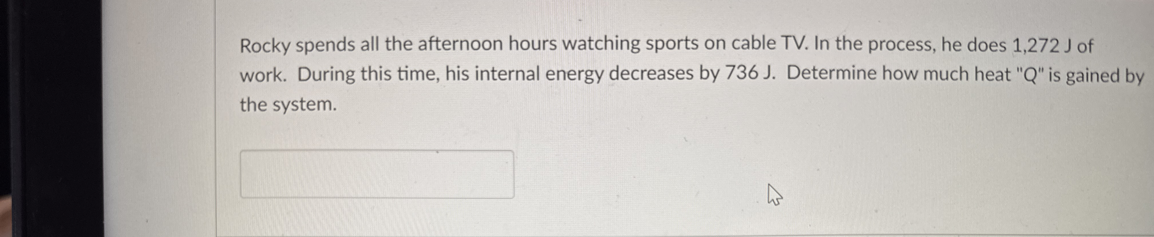 Rocky spends all the afternoon hours watching