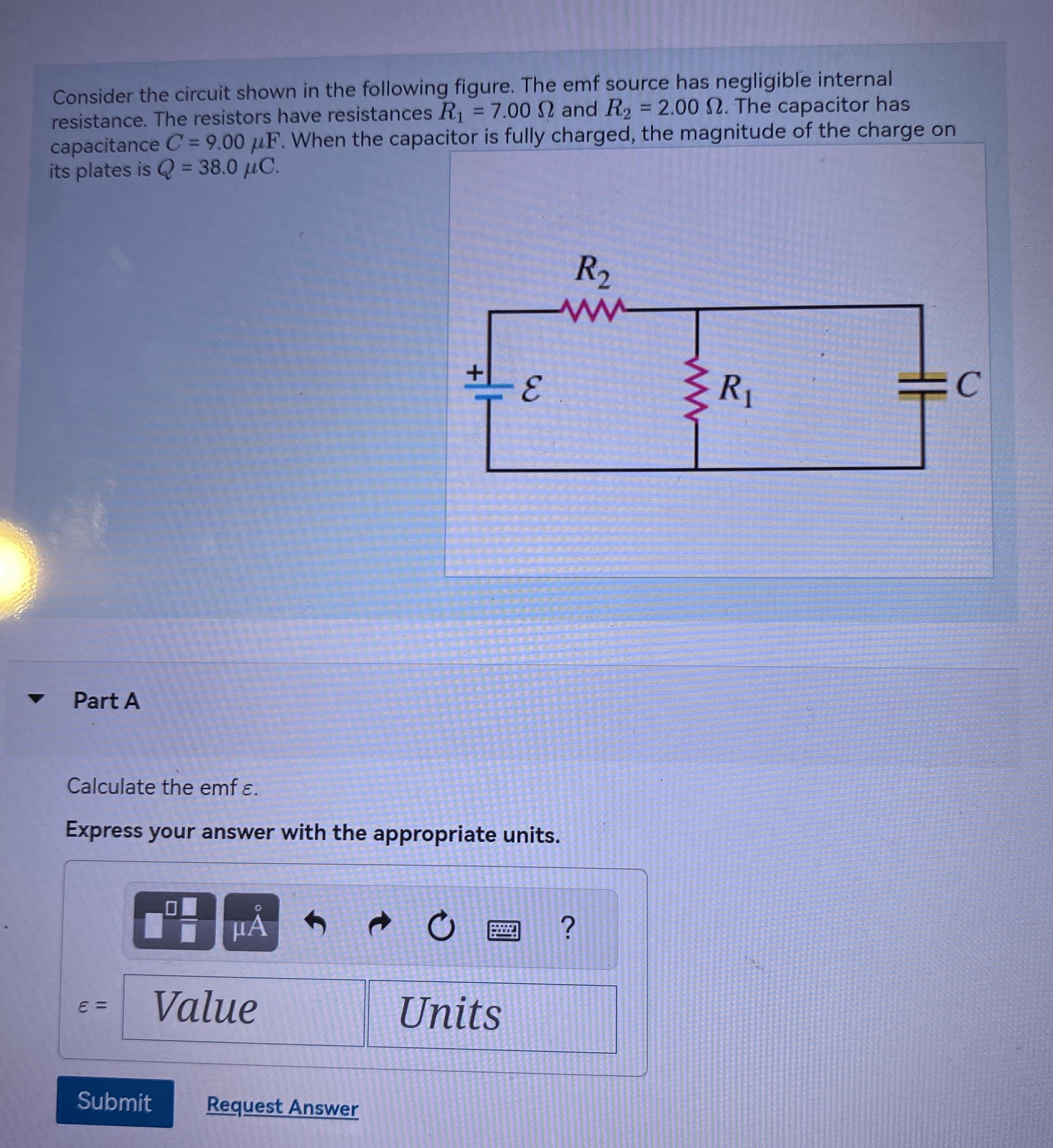 Consider the circuit shown in the following