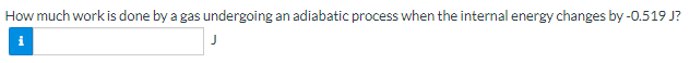 How much work is done by a gas undergoing an