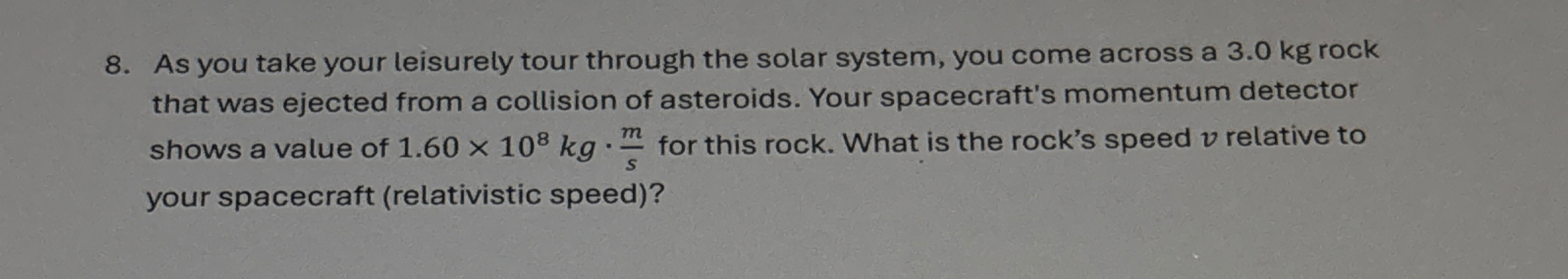 As you take your leisurely tour through the solar