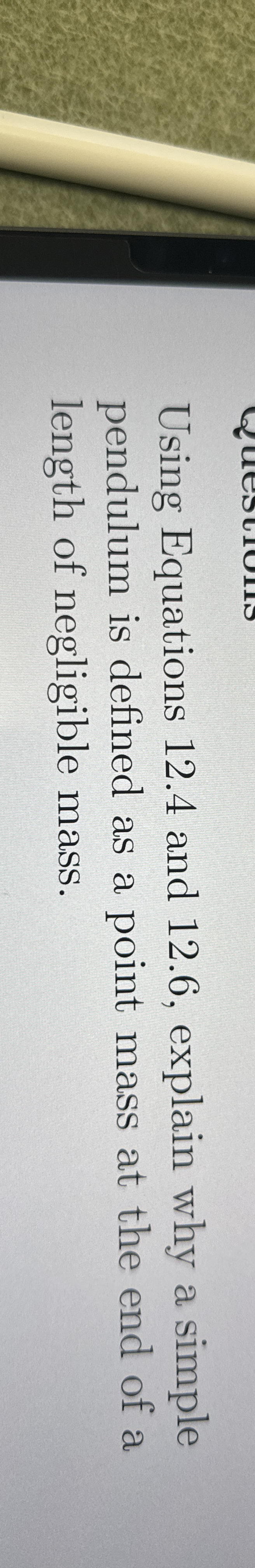Using Equations 1 2 . 4 and 1 2 . 6 , explain why