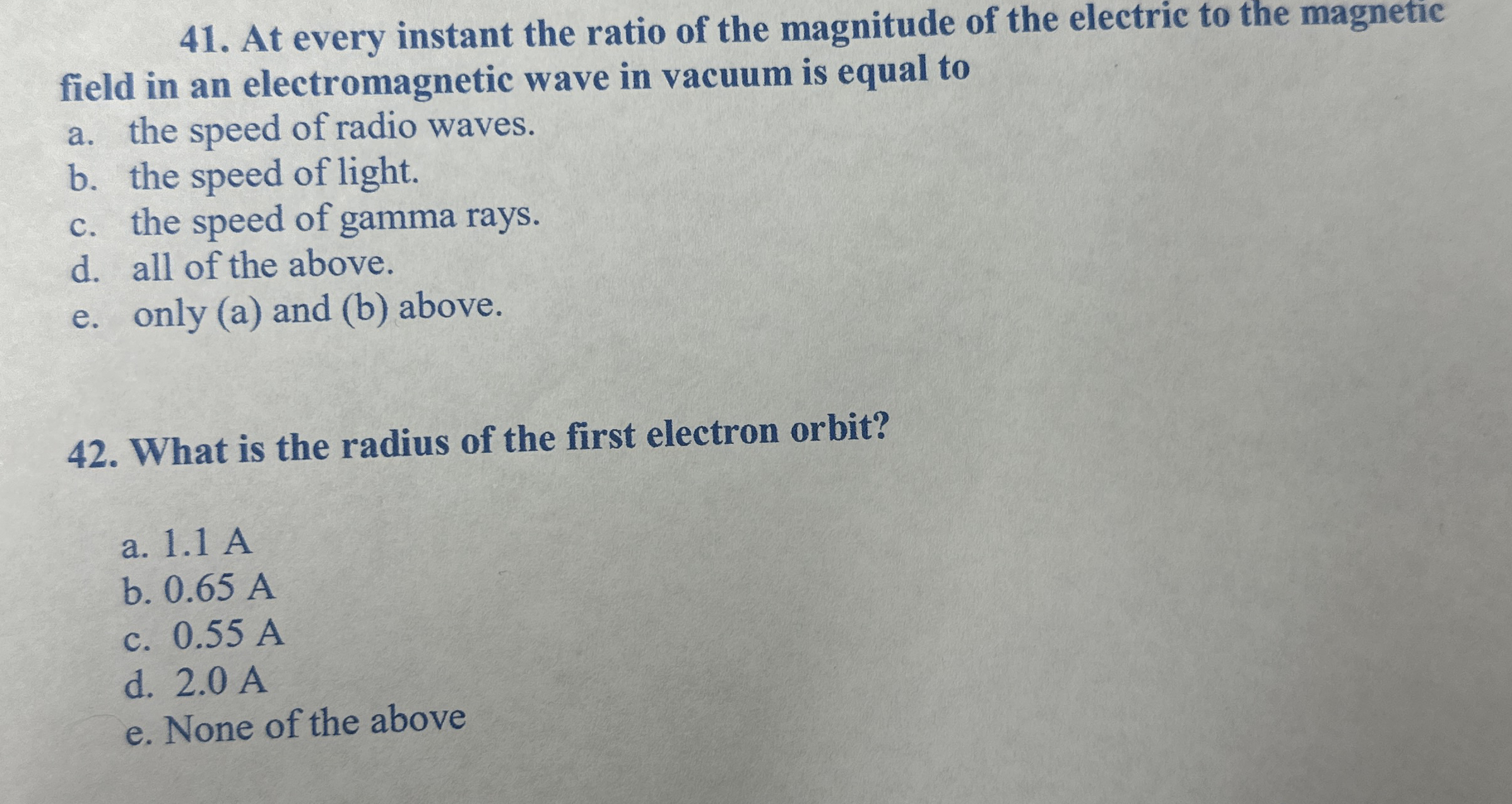 At every instant the ratio of the magnitude of