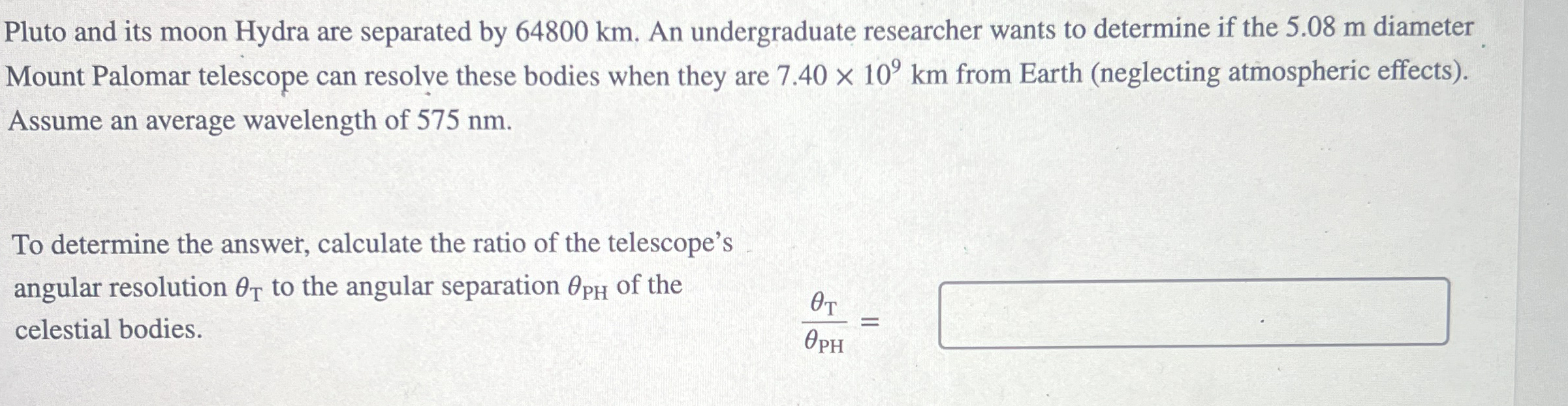Pluto and its moon Hydra are separated by 6 4 8 0
