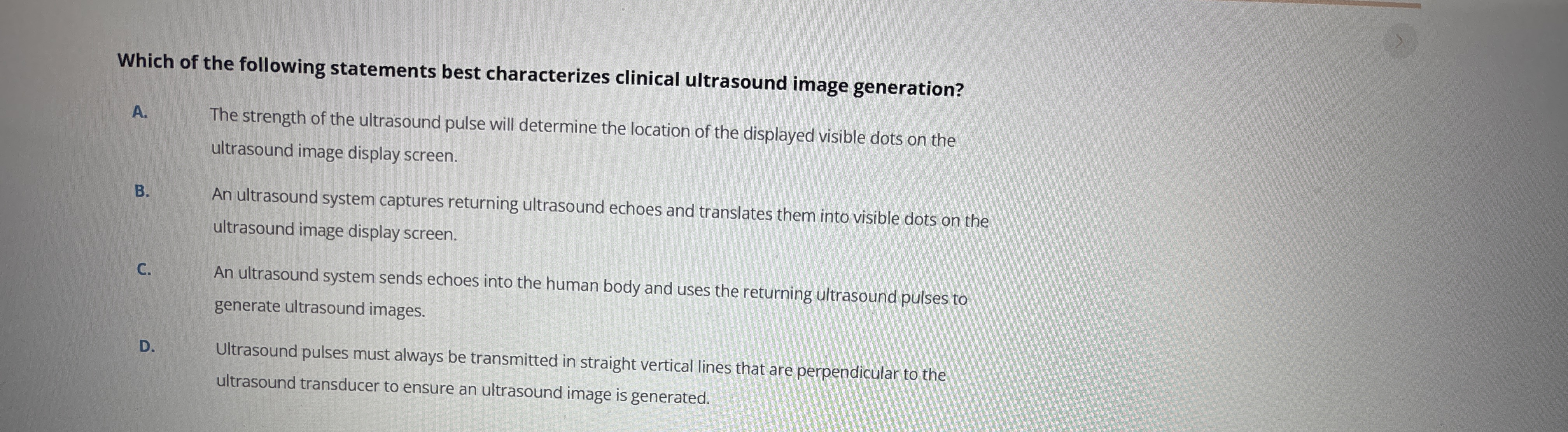 Which of the following statements best