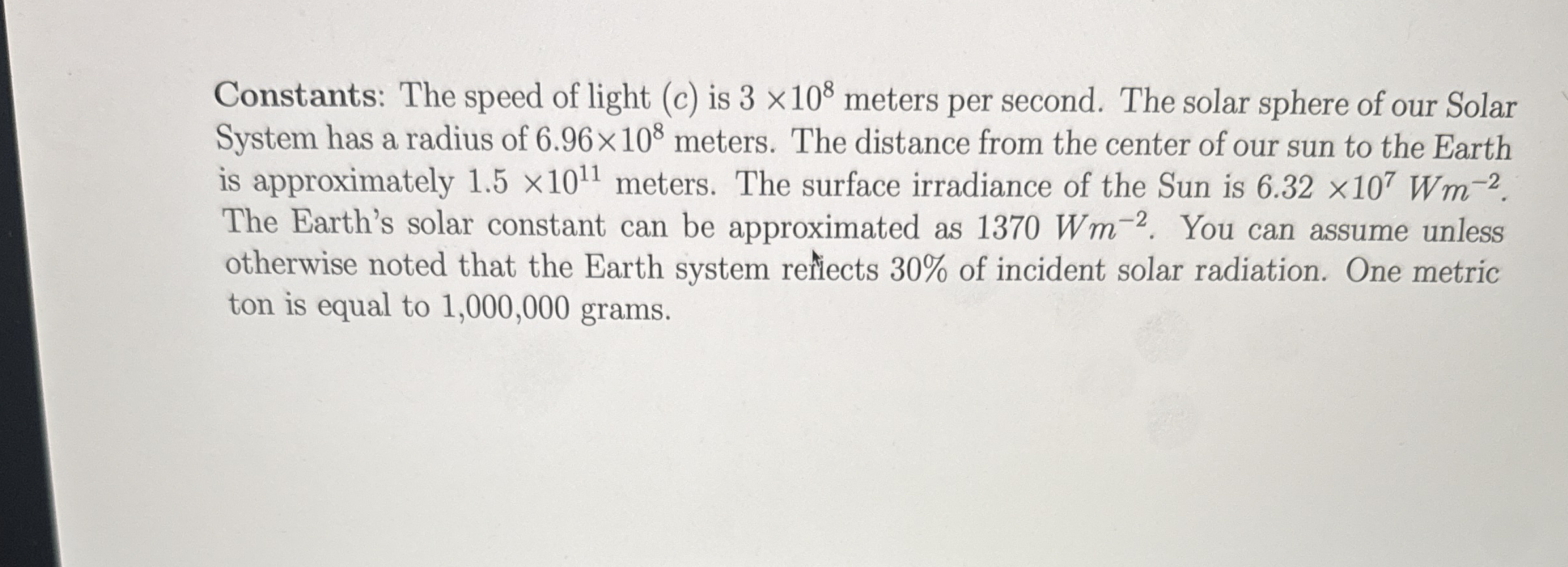 Planck's Law: E ( T , ) = C 1 5 ( e C 2 T - 1 )