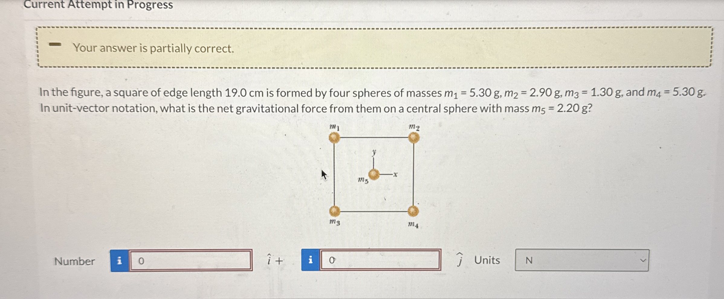 Current Attempt in Progress Your answer is