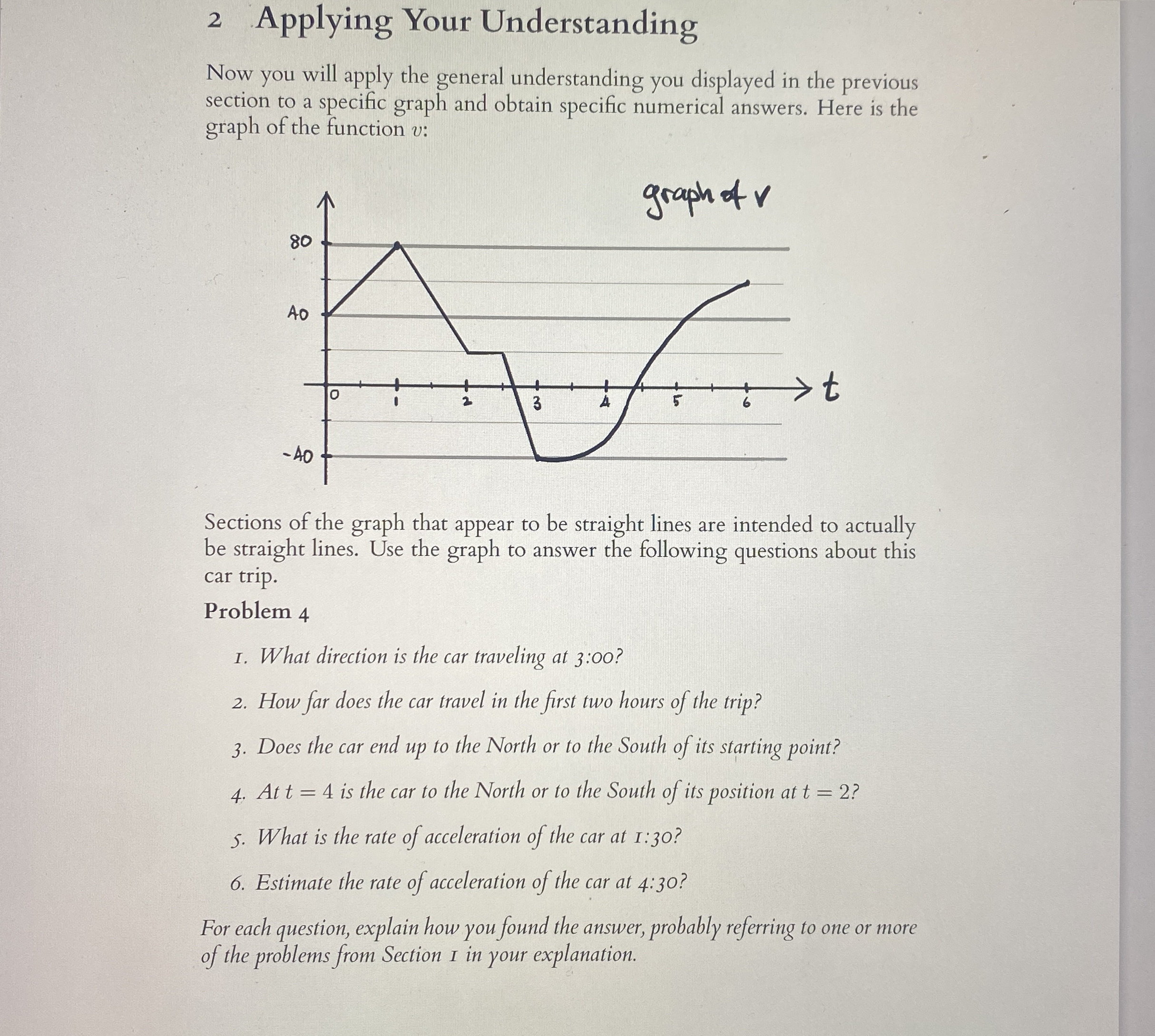 2 Applying Your Understanding Now you will apply