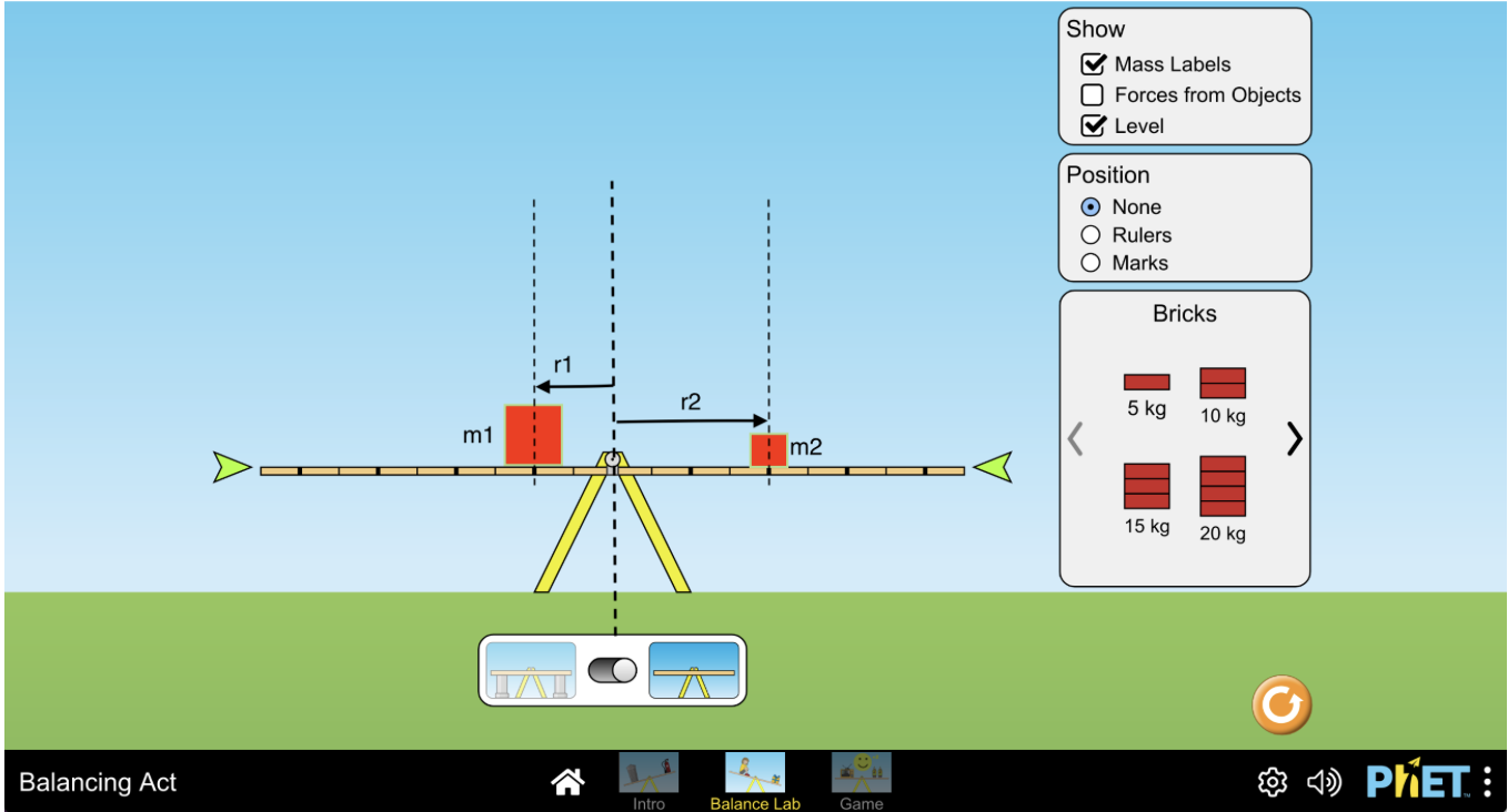 Two masses are placed as shown What is the