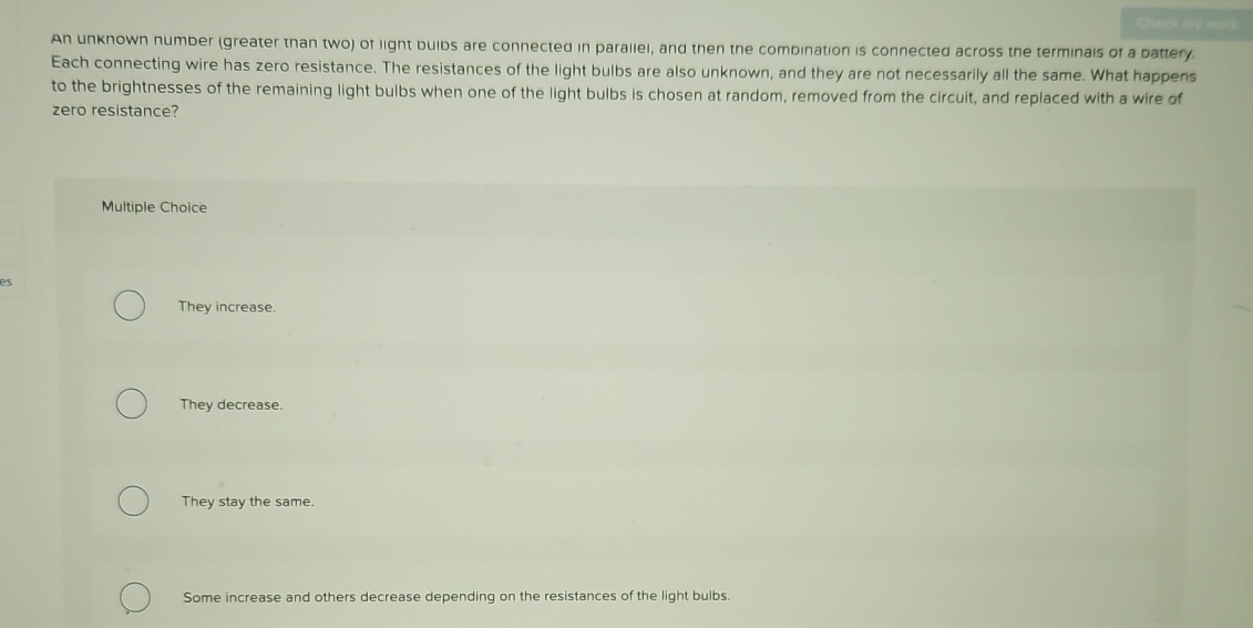 Dattery. An unknown number ( greater than two )