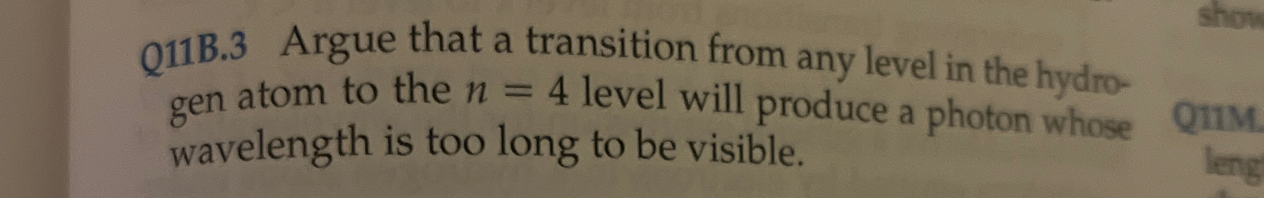 Q 1 1 B . 3 Argue that a transition from any