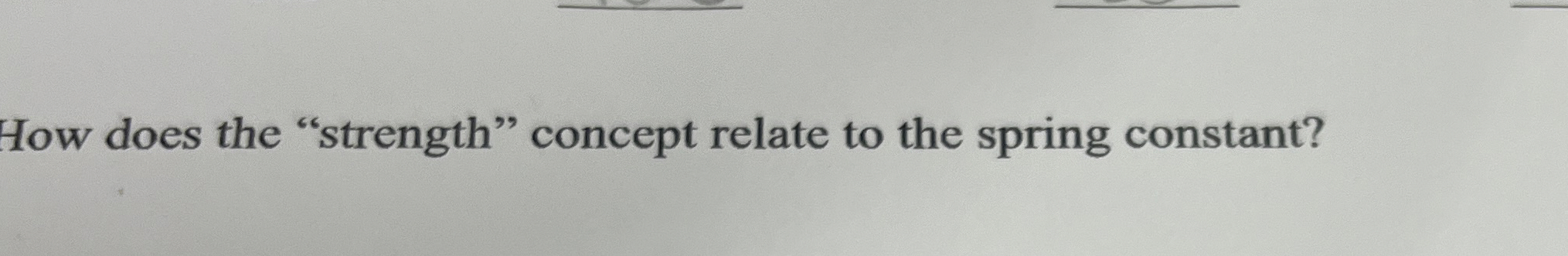 How does the "strength" concept relate to the