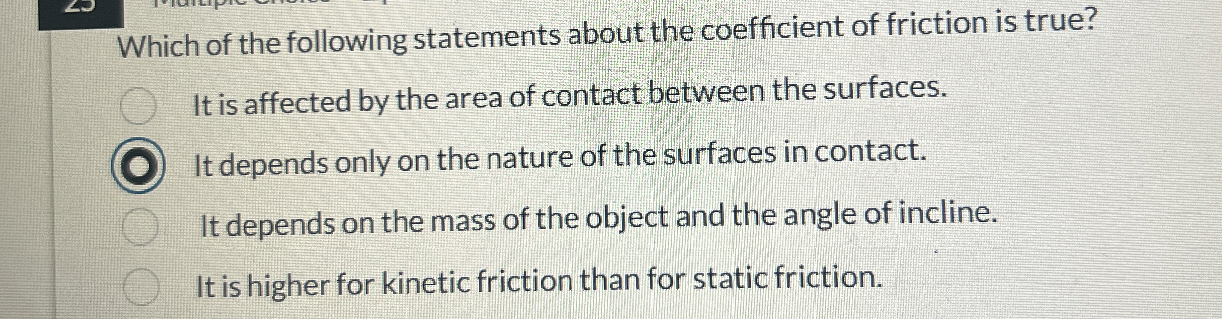 Which of the following statements about the