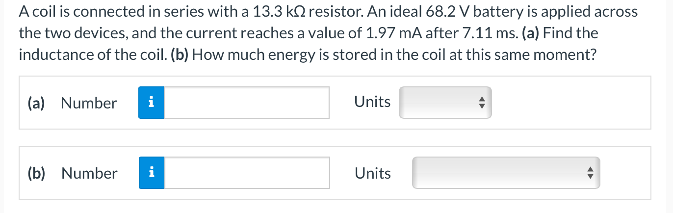 A coil is connected in series with a \ ( 1 3 . 3